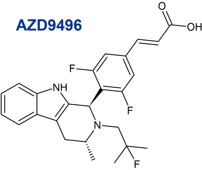 Structure of AZD9496
